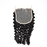 Curly 5x5 Transparent Lace Closure Hair