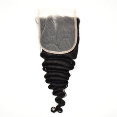 Deep Wave 5x5 Transparent Lace Closure Hair