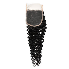 Curly 4x4 Transparent Lace Closure Hair