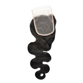 Body Wave 4x4 Transparent Lace Closure Hair