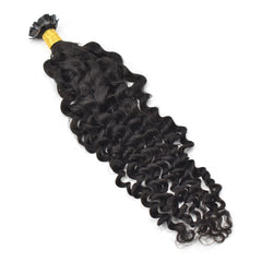 Curly Flat Tip Hair Fusion Extension