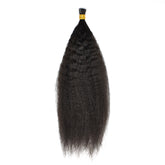 Kinky Straight I Tip Hair Fusion Extension