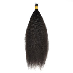 Kinky Straight I Tip Hair Fusion Extension