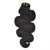 Body Wave Pu Seamless Clip In Hair Extension