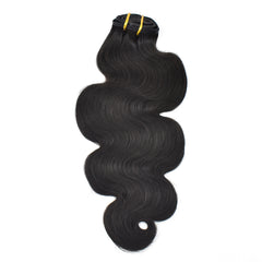 Body Wave Pu Seamless Clip In Hair Extension