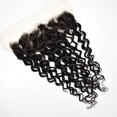 Water Wave 13x4 Transparent Lace Frontal Hair