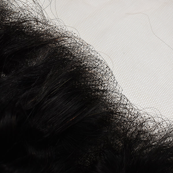 Curly 13x4 Transparent Lace Frontal Hair