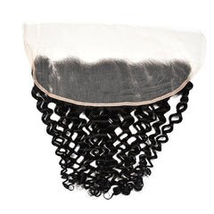 Curly 13x4 Transparent Lace Frontal Hair