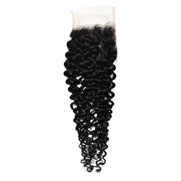 Curly 4x4 Transparent Lace Closure Hair