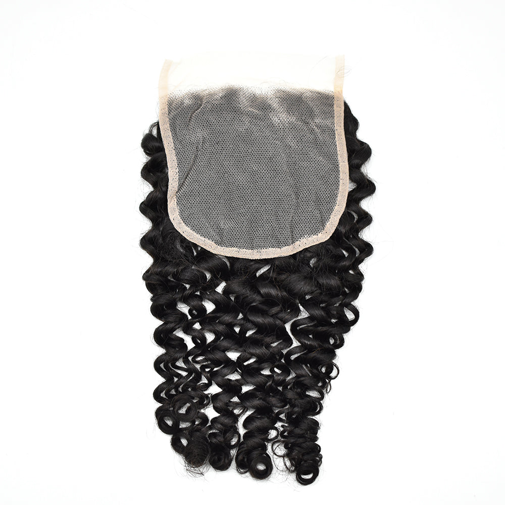 Curly 5x5 Transparent Lace Closure Hair