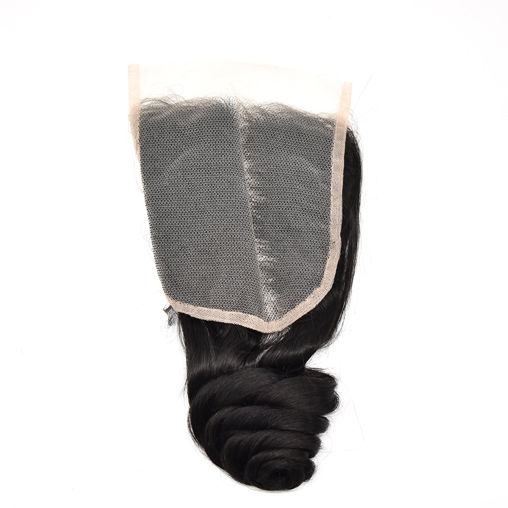 Loose Wave 5x5 Transparent Lace Closure Hair