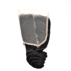 Loose Wave 5x5 Transparent Lace Closure Hair