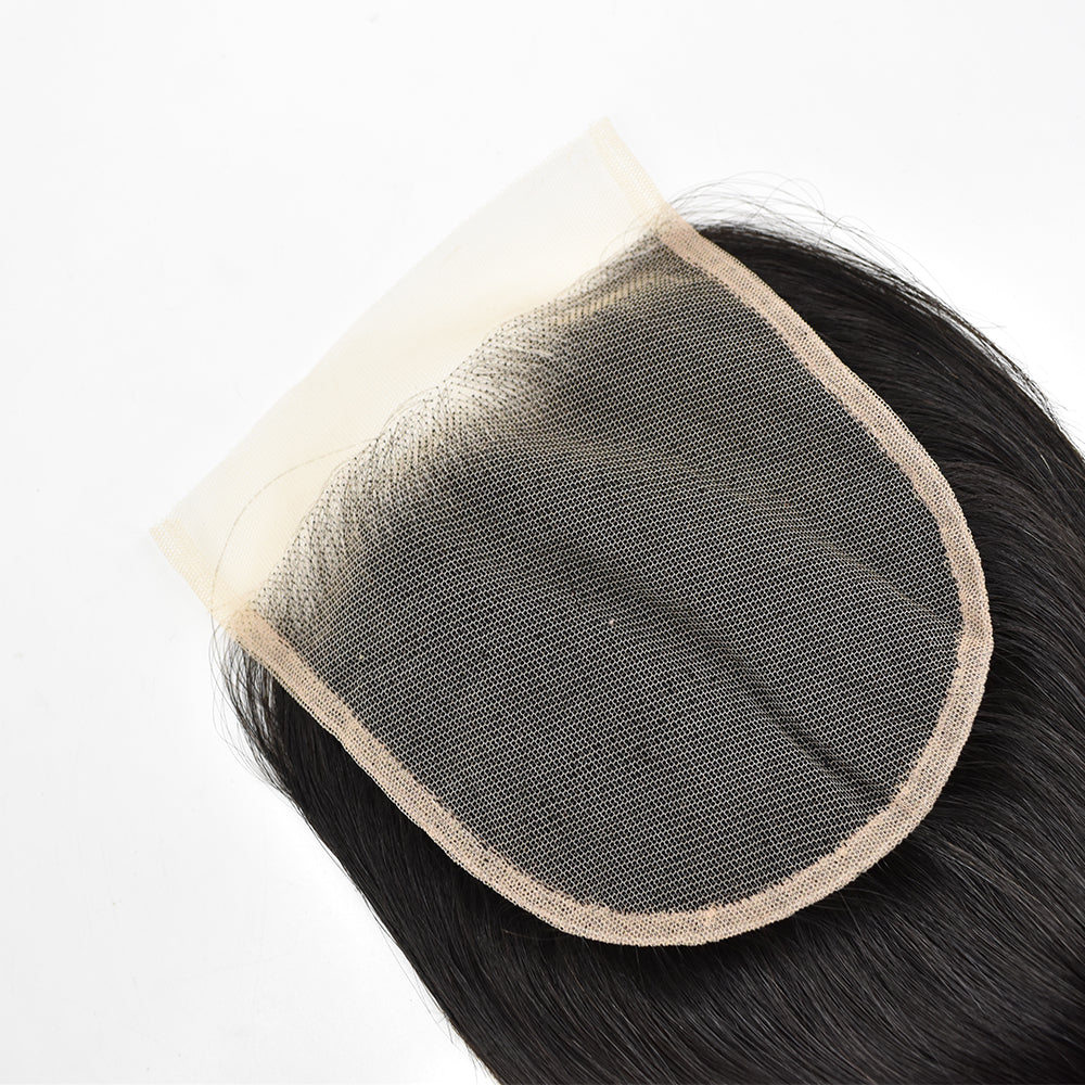 Straight 5x5 Transparent Lace Closure Hair