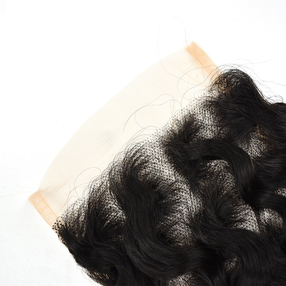 Water Wave 5x5 Transparent Lace Closure Hair