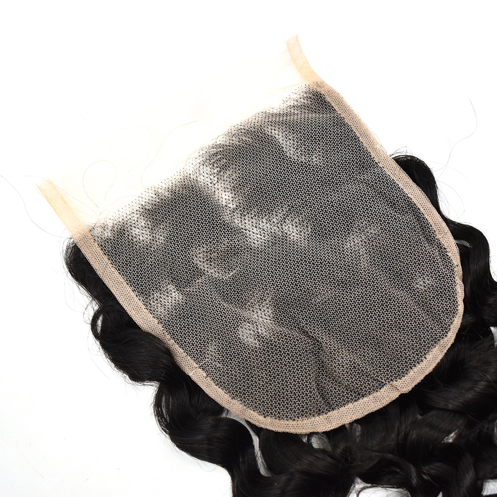 Water Wave 5x5 Transparent Lace Closure Hair