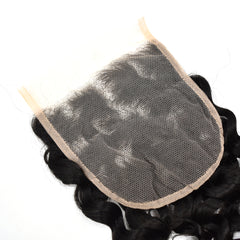 Water Wave 5x5 Transparent Lace Closure Hair