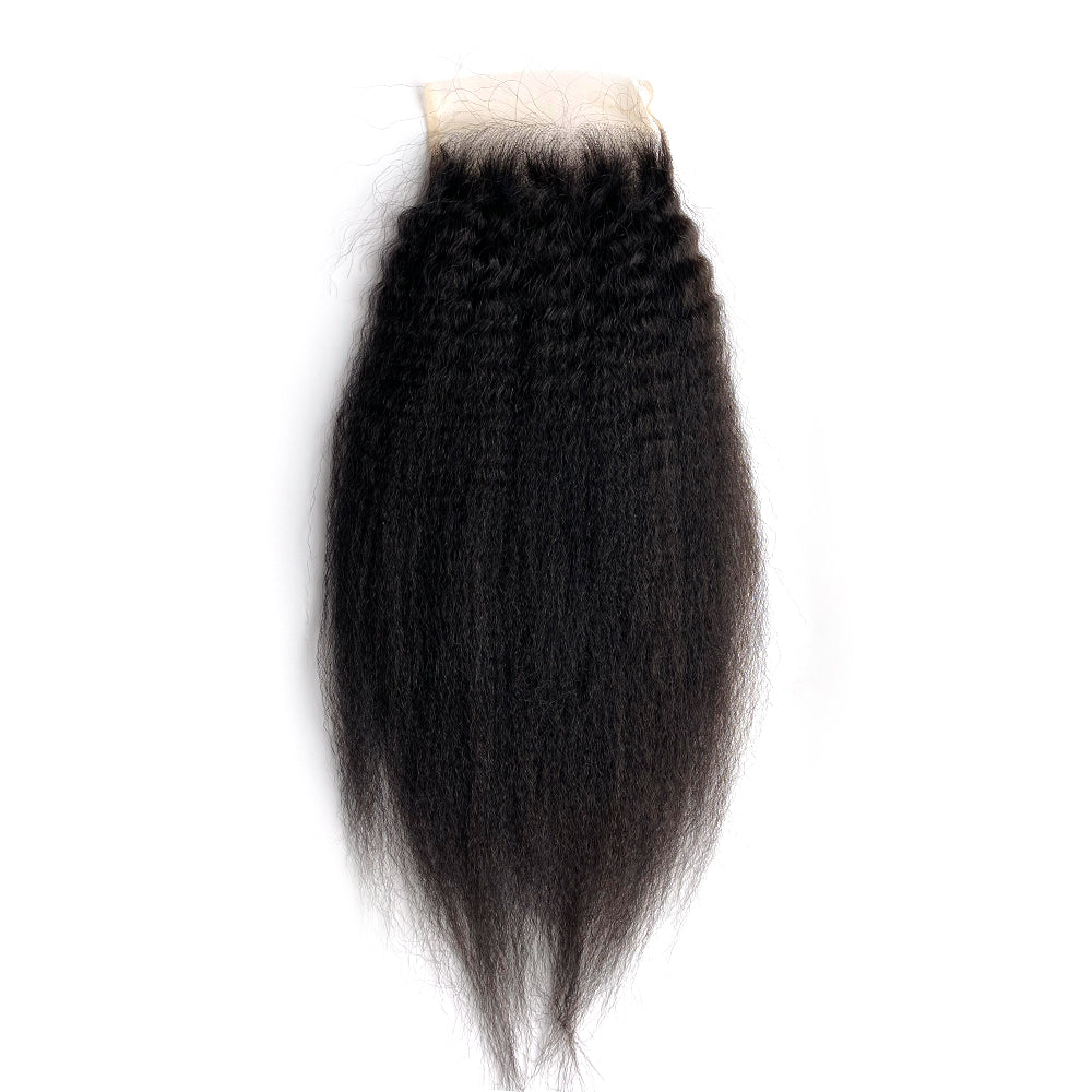Kinky Straight 5x5 HD Lace Closure Hair