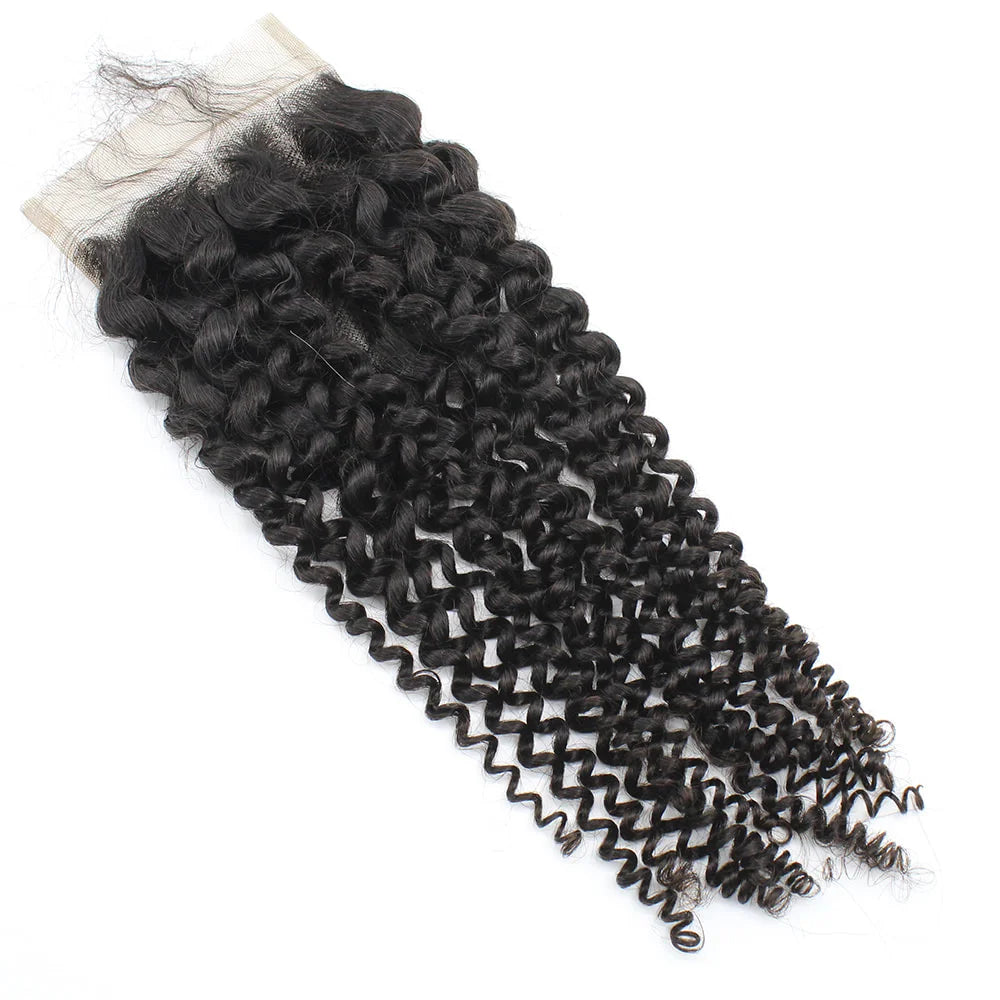 Kinky Curly 5x5 Transparent Lace Closure Hair