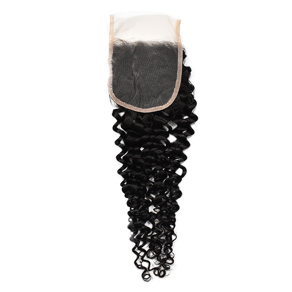 Curly 4x4 Transparent Lace Closure Hair