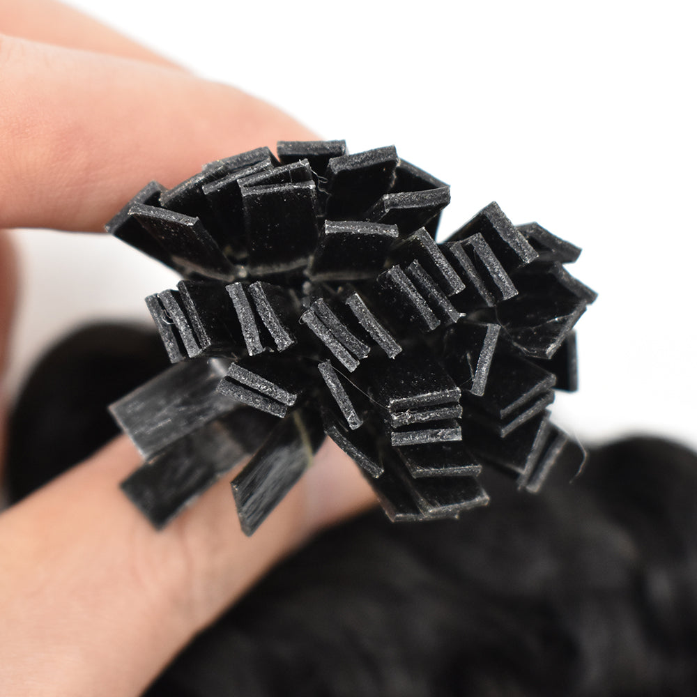 Curly Flat Tip Hair Fusion Extension