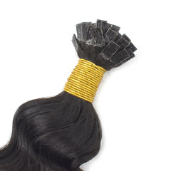 Deep Wave Flat Tip Hair Fusion Extension