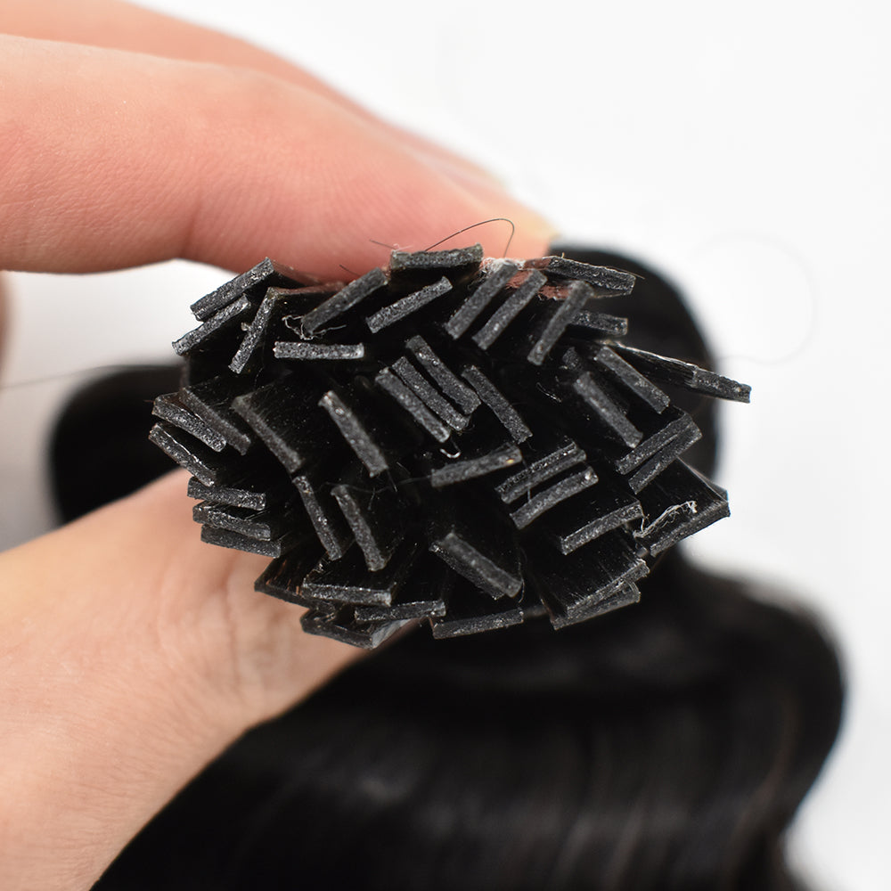 Deep Wave Flat Tip Hair Fusion Extension