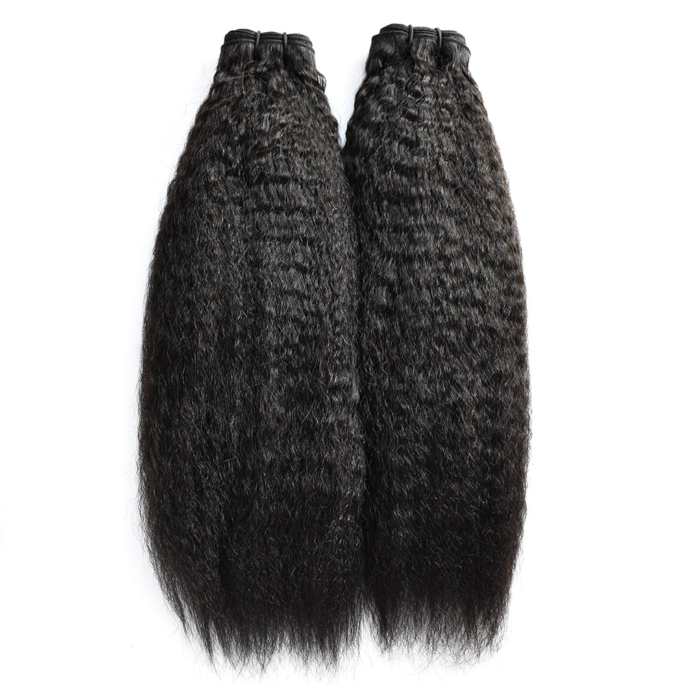 10A Kinky Straight Hair Bundle