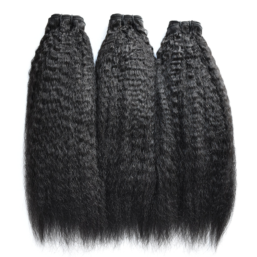 10A Kinky Straight Hair Bundle