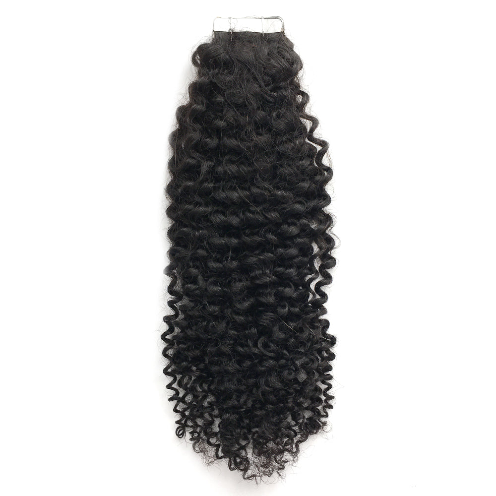 Kinky Curly Tape In Hair Extension