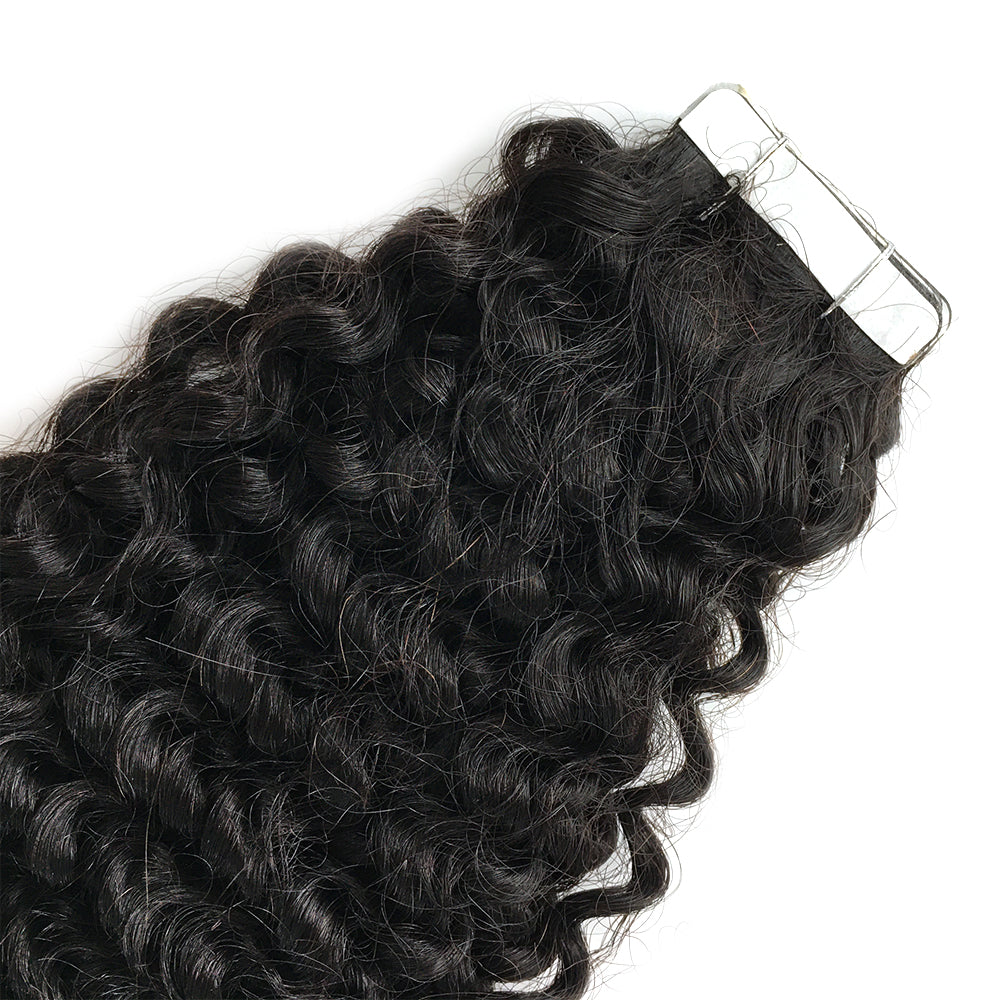 Kinky Curly Tape In Hair Extension