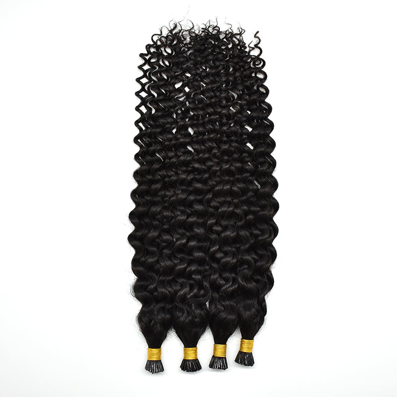 Curly I Tip Hair Fusion Extension