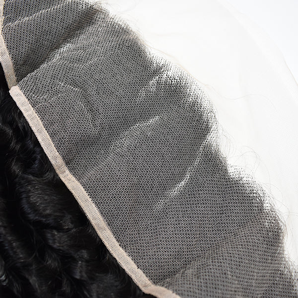 Deep Wave 13x4 Transparent Lace Frontal Hair
