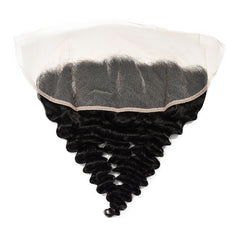 Deep Wave 13x4 Transparent Lace Frontal Hair