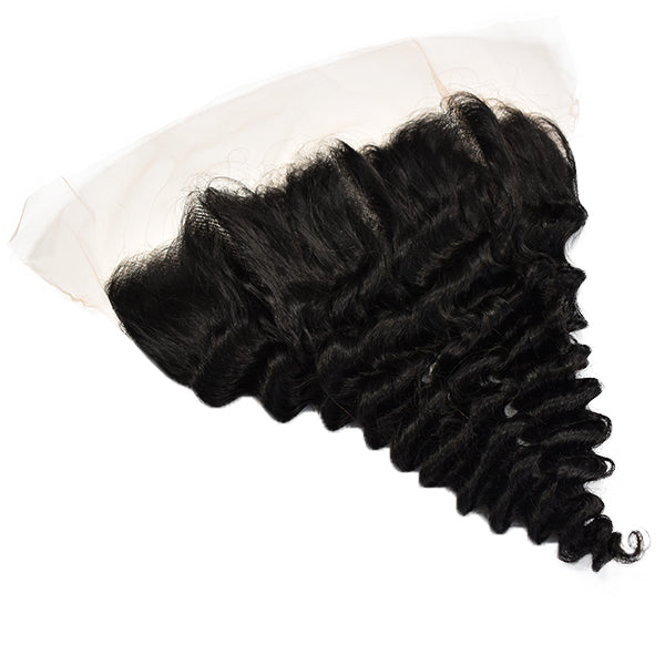Deep Wave 13x6 Transparent Lace Frontal Hair