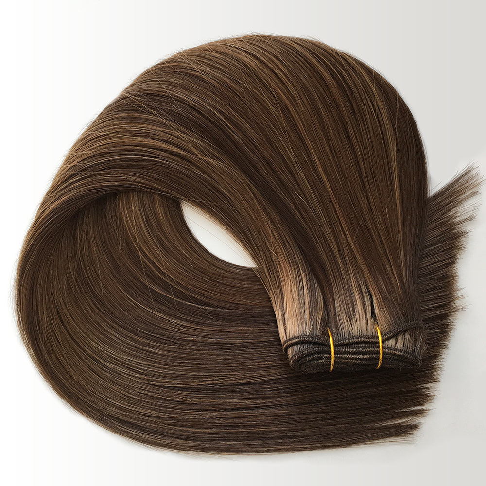 #4/27 Color 10A Straight Hair Weft