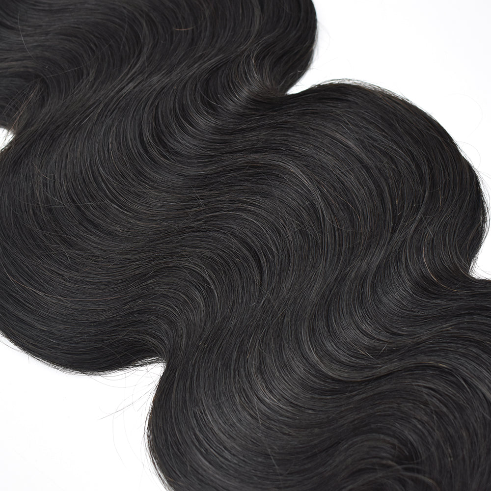 Body Wave Pu Seamless Clip In Hair Extension