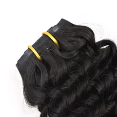 Curly Pu Seamless Clip In Hair Extension