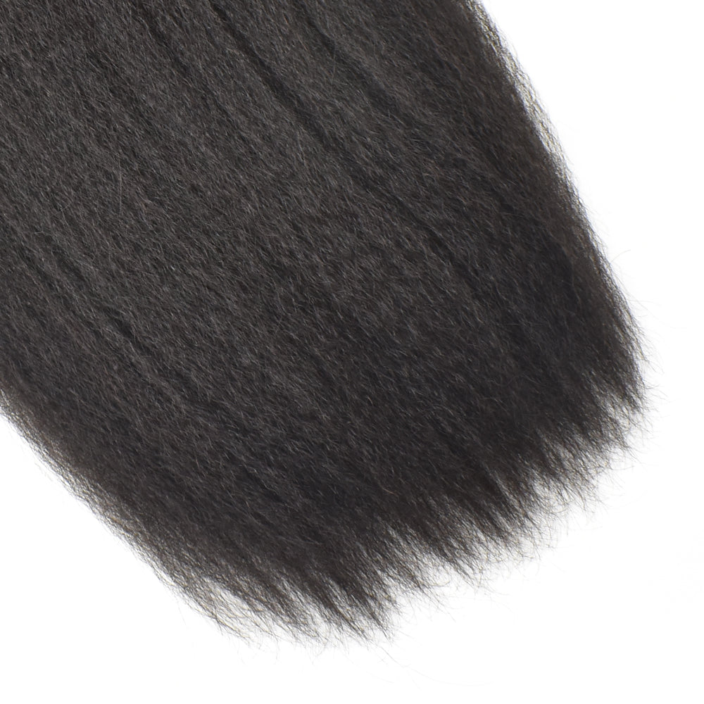 Kinky Straight Pu Seamless Clip In Hair Extension