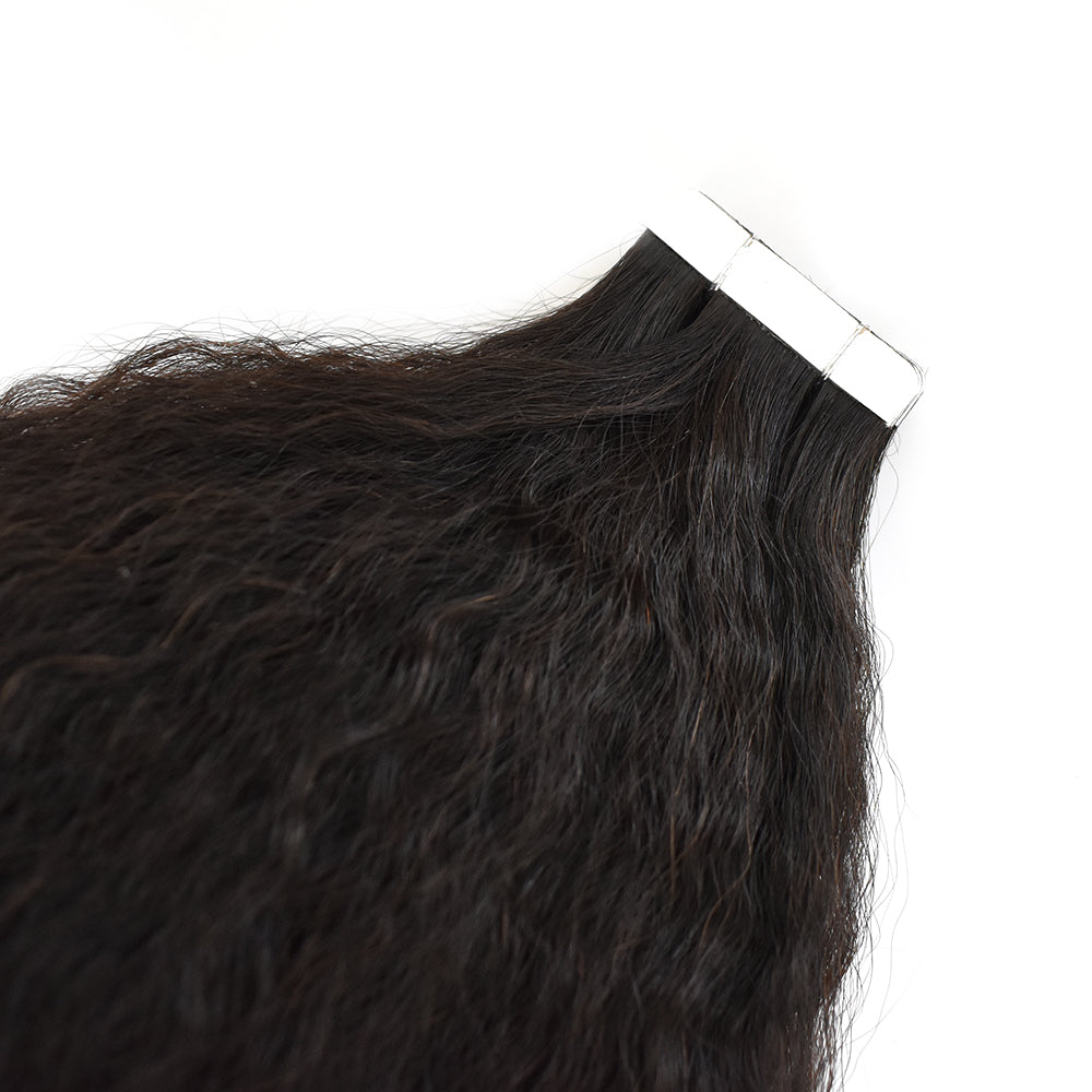 Kinky Straight Tape In Hair Extension