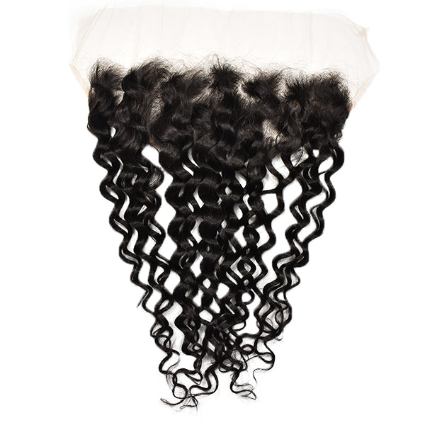 Water Wave 13x4 Transparent Lace Frontal Hair